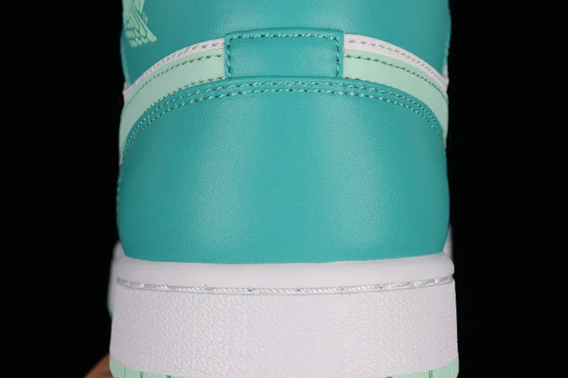 All categories Air Jordan Jordan series basketball shoes Air Jordan 1 Mid Air Jordan 1 Mid SE "Marine Green" AJ1 Joe 1 white cyan Zhongbang basketball shoes DV2229-300